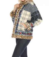 Johnny Was Becks Plaid Reversible Jacket in multi - women's jacket
