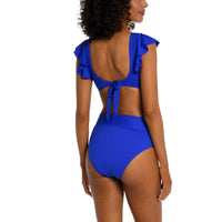 La Blanca - Island Goddess Ruffle Arm Bra Top