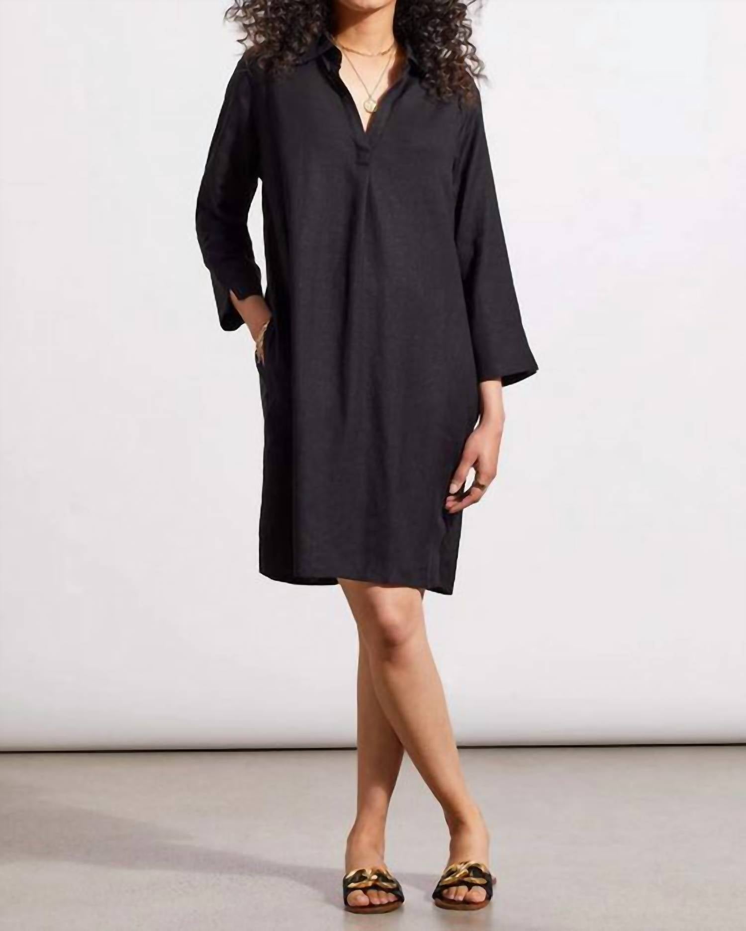 Tribal - Sleeve Dress With Pockets