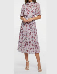 Maggy London - Chiffon Floral Maxi Dress