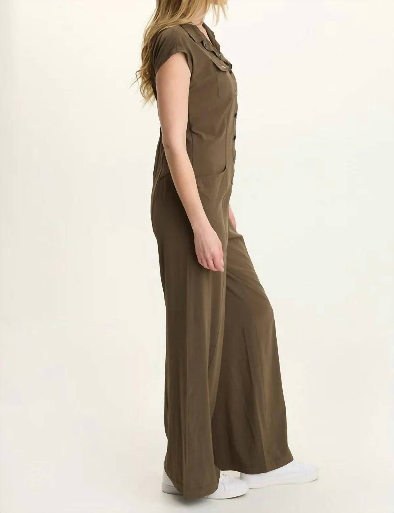 Xcvi - Alpha Cap Sleeve Jumpsuit