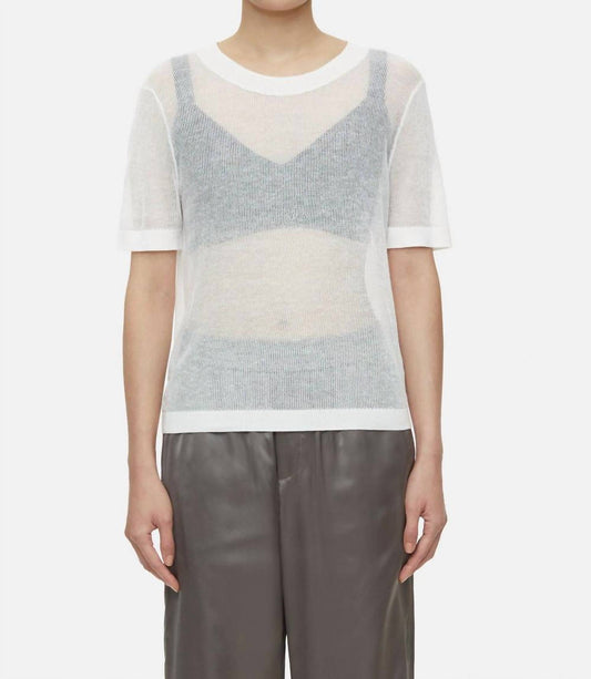 Closed - Cotton-Linen Short Sleeve Top