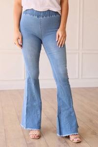 Southern Grace - The Jolene High Rise Flare Denim