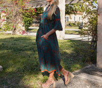 Islapayal - Cape Midi Dress