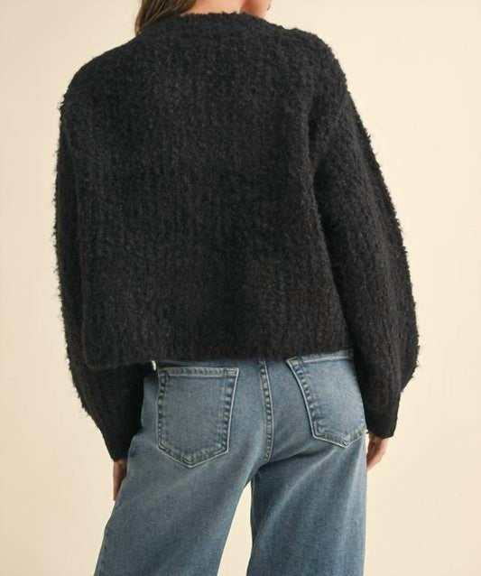 Miou Muse - Stella Button Up Sweater Cardigan