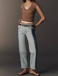 Askk Ny - Low Rise Straight Jeans