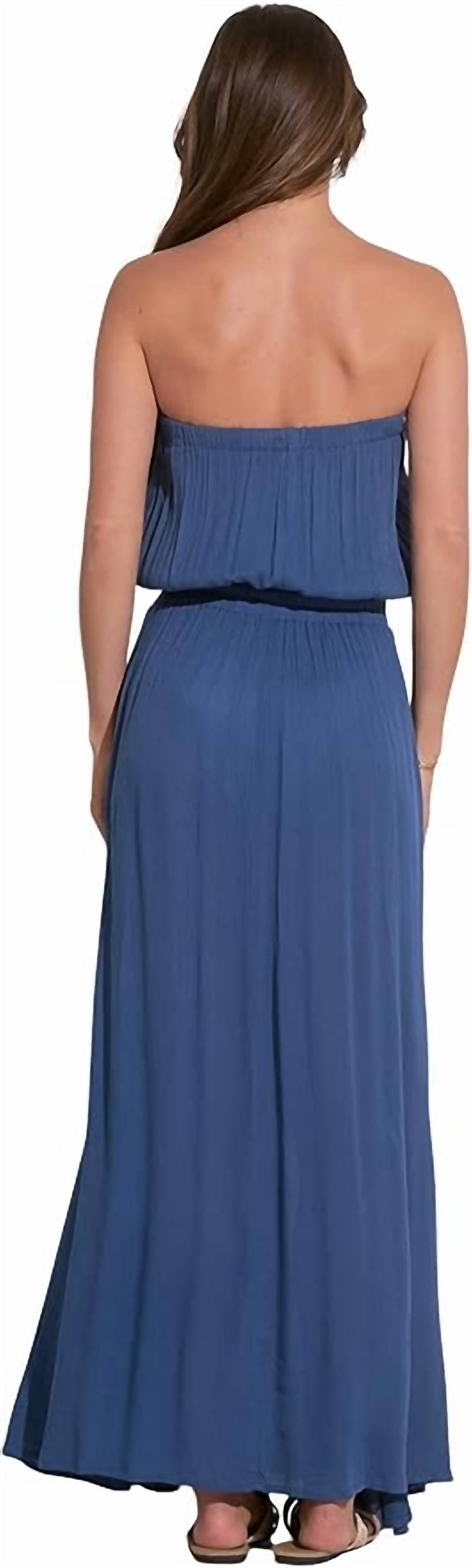 Elan - Strapless Smock Maxi Dress