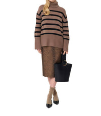 Tara Jarmon - Pacome Striped Turtleneck Sweater