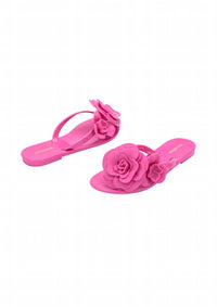 Mini Melissa - Girls' Harmonic Petals Flip-flops