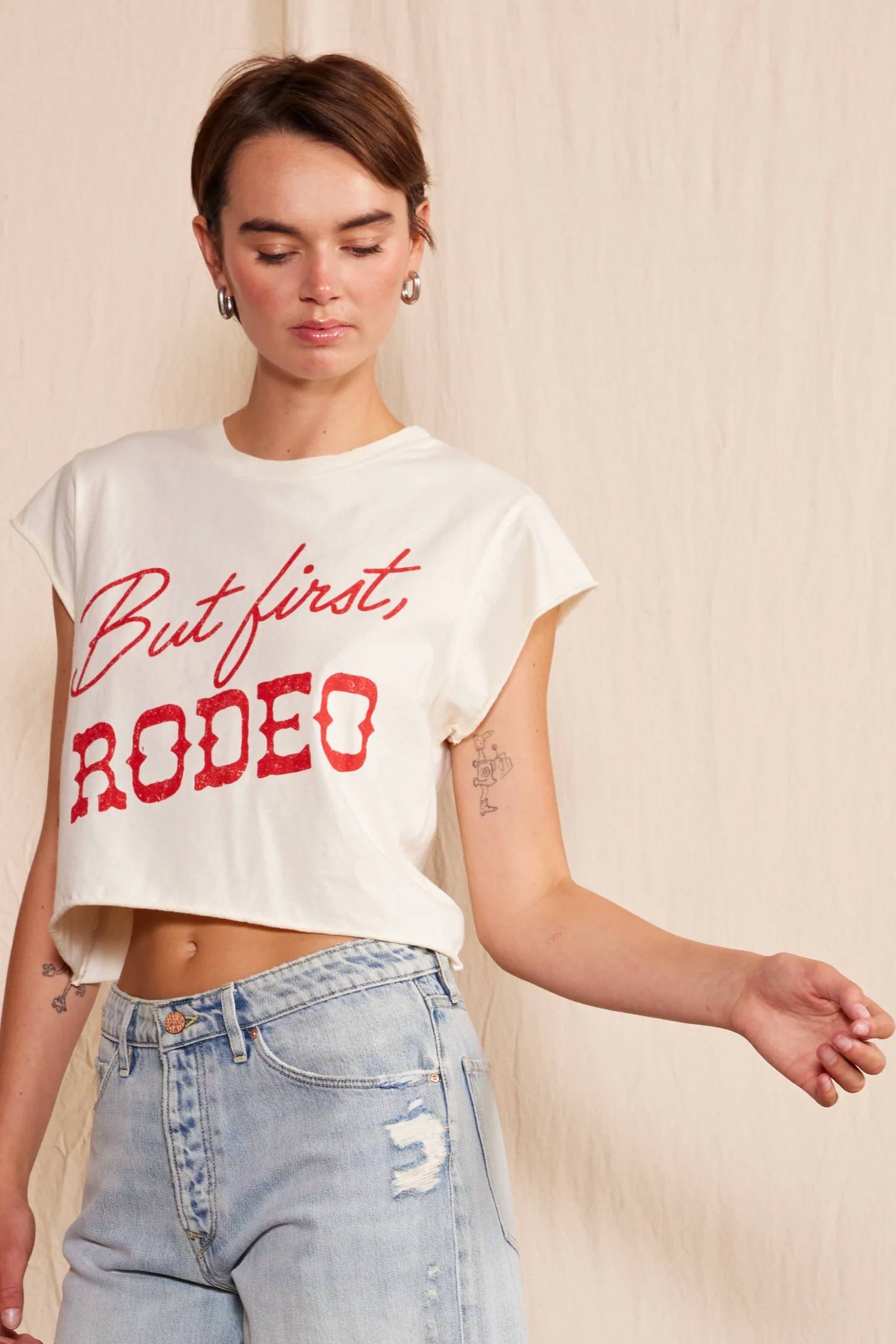 People Of Leisure - But First Rodeo Crop Top