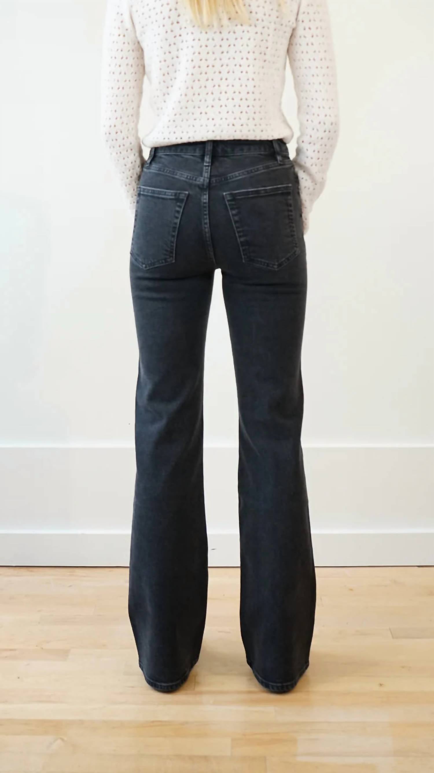 FRAME Arrow Bootcut Jeans in deco - women's jeans - alternate view