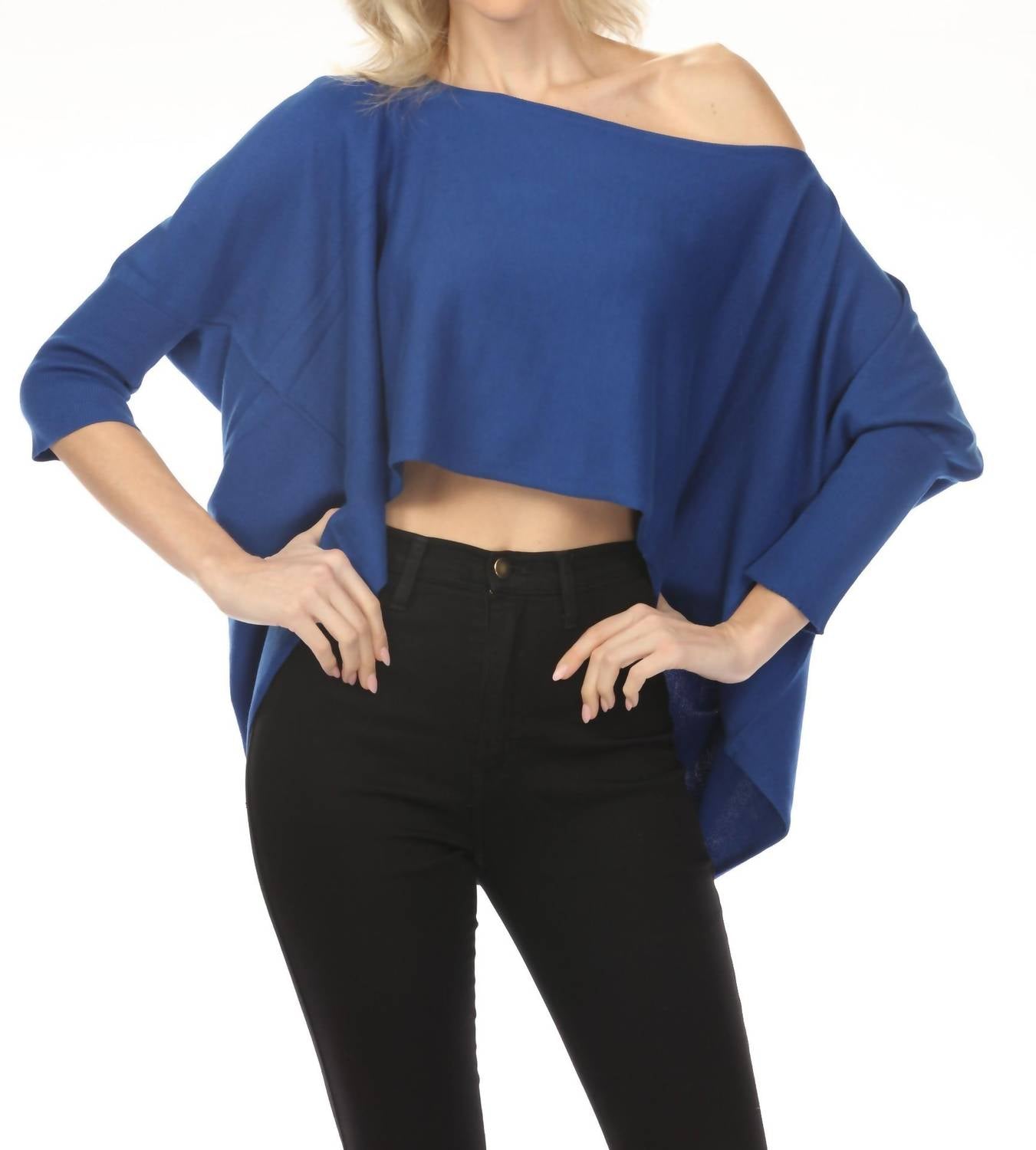 Isle By Melis Kozan - 2 Way Cropped Sweater Top