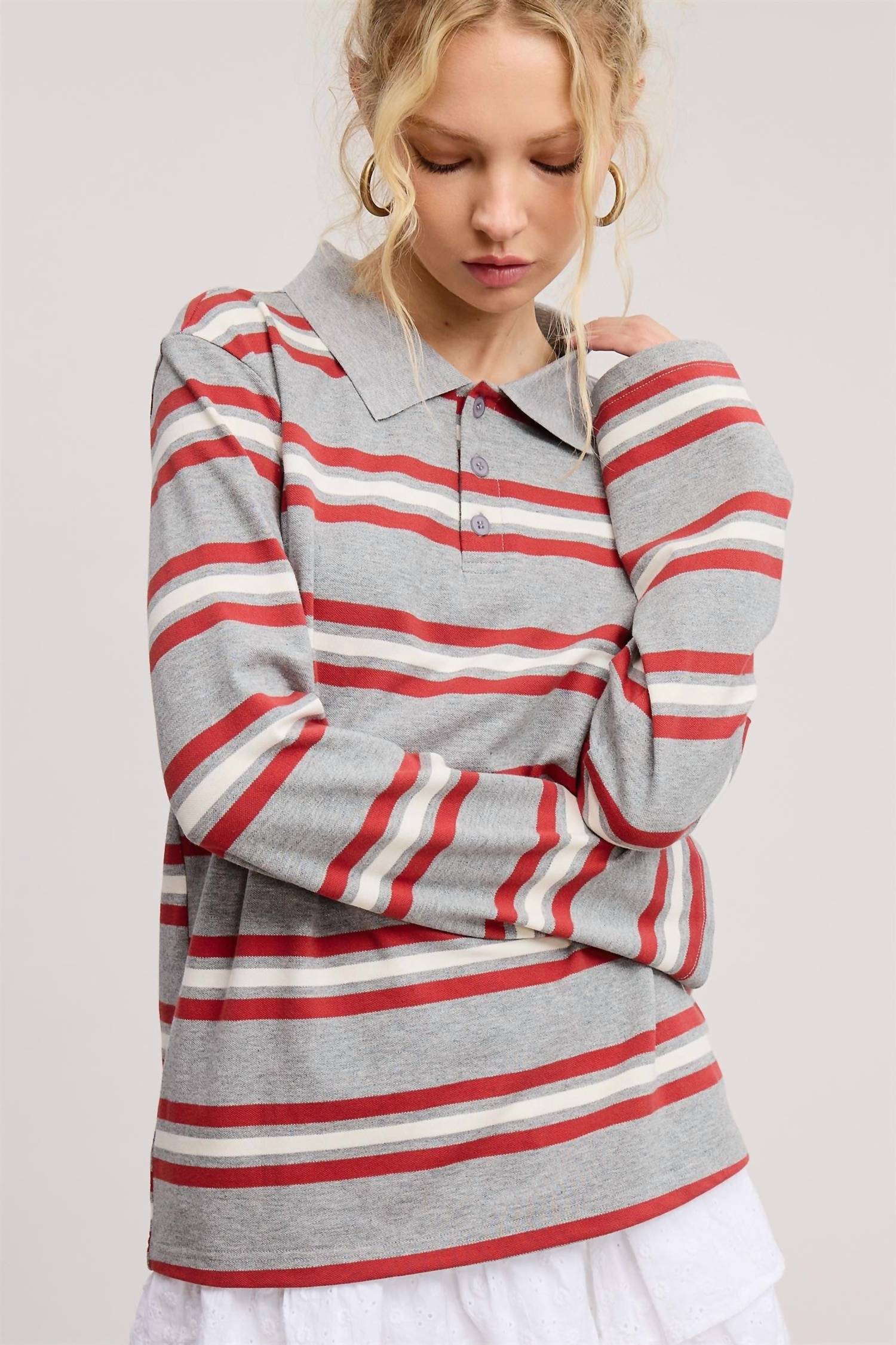 Mimosa - Women's The Long Sleeve Polo Top