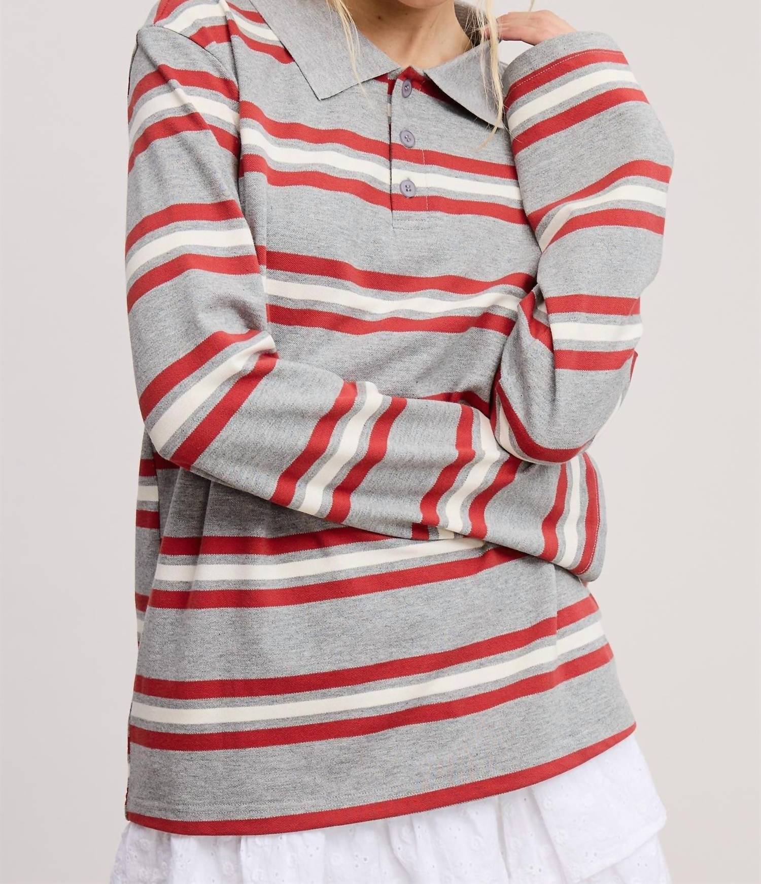 Mimosa - Women's The Long Sleeve Polo Top
