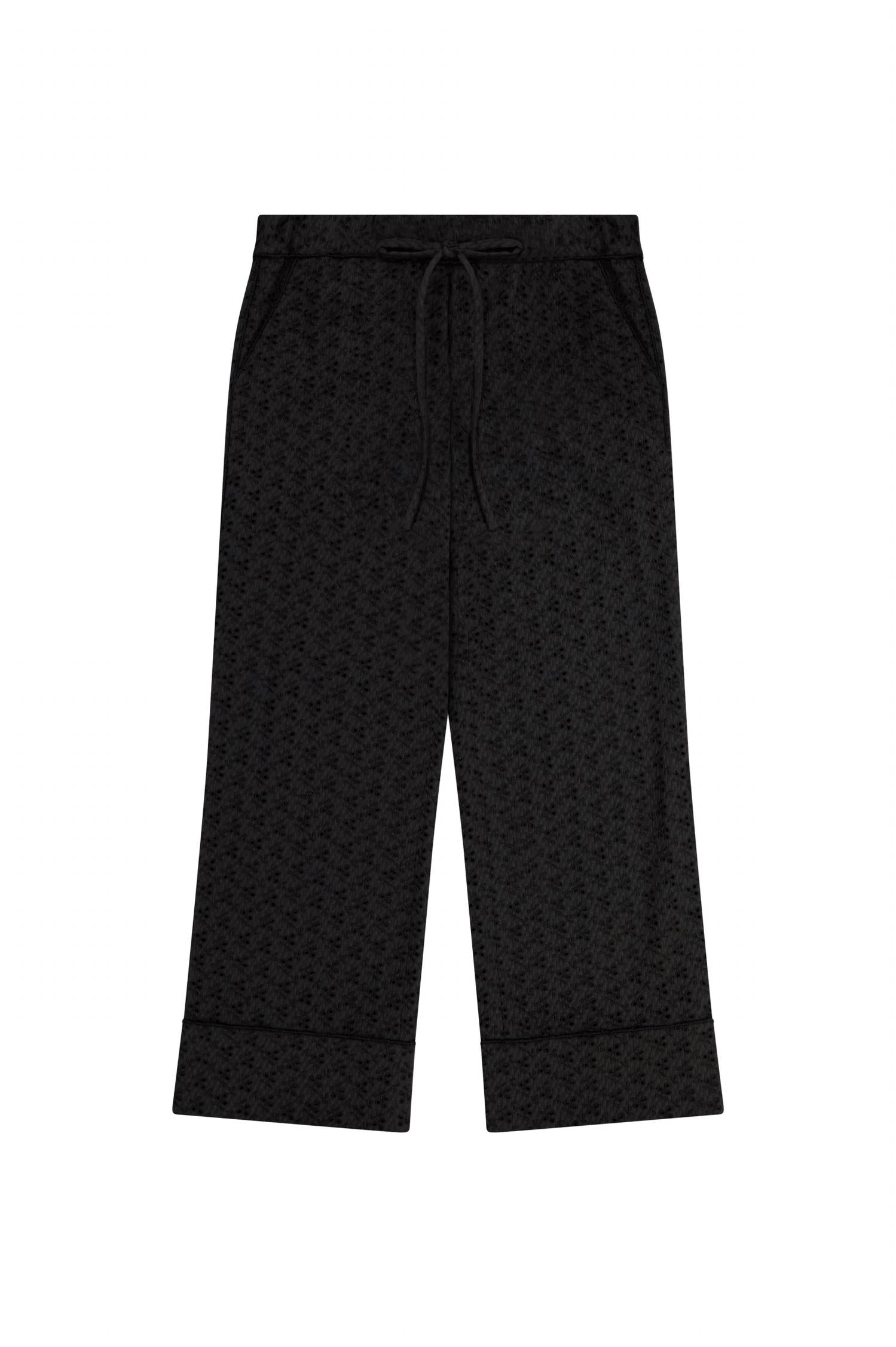 Marina Moscone - Women's Cotton Eyelet Pajama Set