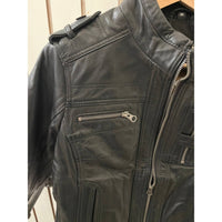 Decrum - Cafe Racer Style Leather Jacket