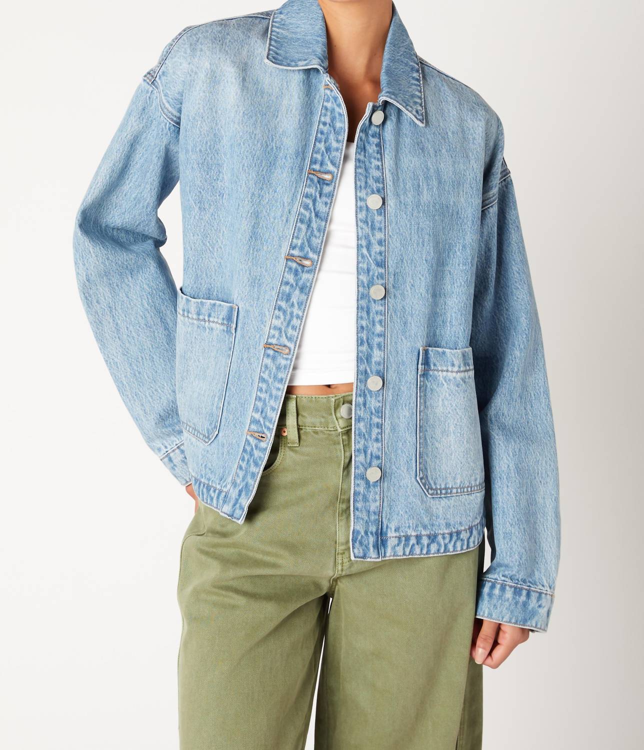 Blanknyc - Together Again Button Down Shirt Jacket