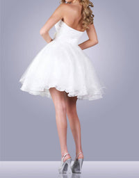 Karishma Creations - Strapless Sweetheart Short Dress
