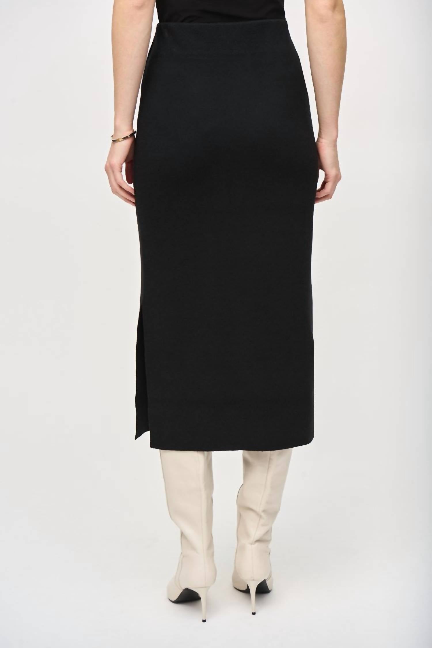 Joseph Ribkoff - Sweater Knit Midi Skirt