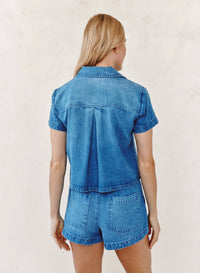 Bella Dahl - Short Sleeve Flap Pocket Shirt