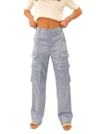 Reset By Jane - Sloan Satin Cargo Pant