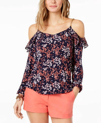 Michael Michael Kors - Women's Chain Link Ruffled Blouse