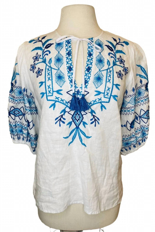 Johnny Was - Taria Linen Relaxed Blouse