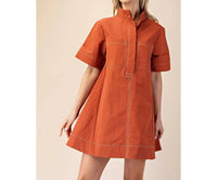 Style Usa - Short Sleeve Mini Dress