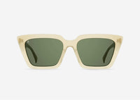 RAEN Optics Women's Keera Cat-eye Sunglasses in villa emerald green - women's accessory - detail view