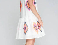 Vilagallo - Sleeveless Embroidered Dress
