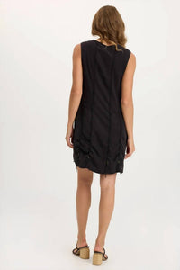 Xcvi - Karima Twill Corded Cinch Tank Dress