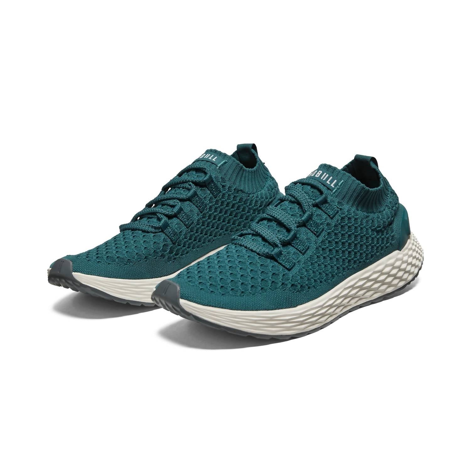 NOBULL Women's Allday Knit Training Shoes in dark teal - women's shoe - detail view