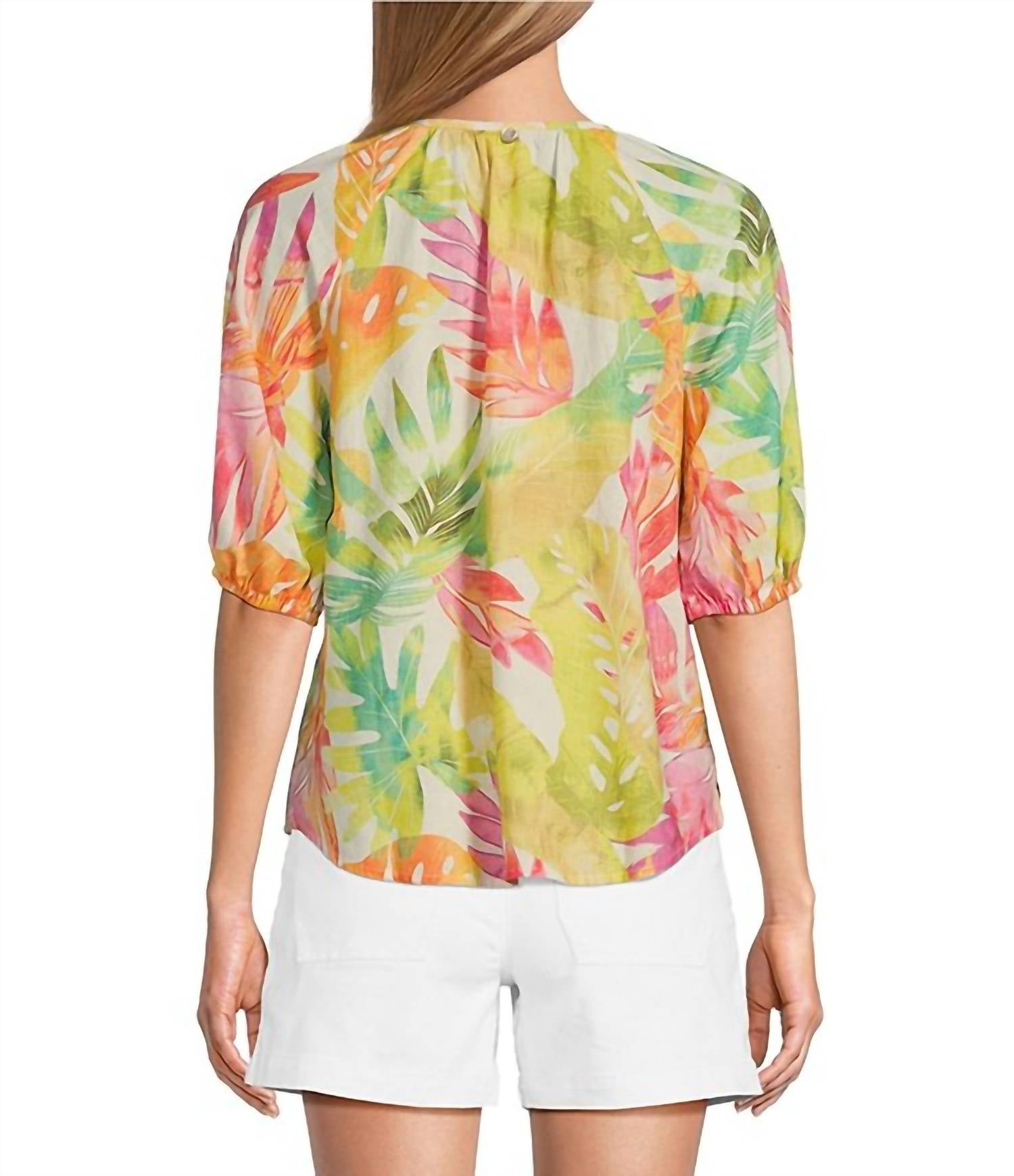 Tommy Bahama - Tropicana Isle Puff Sleeve Top