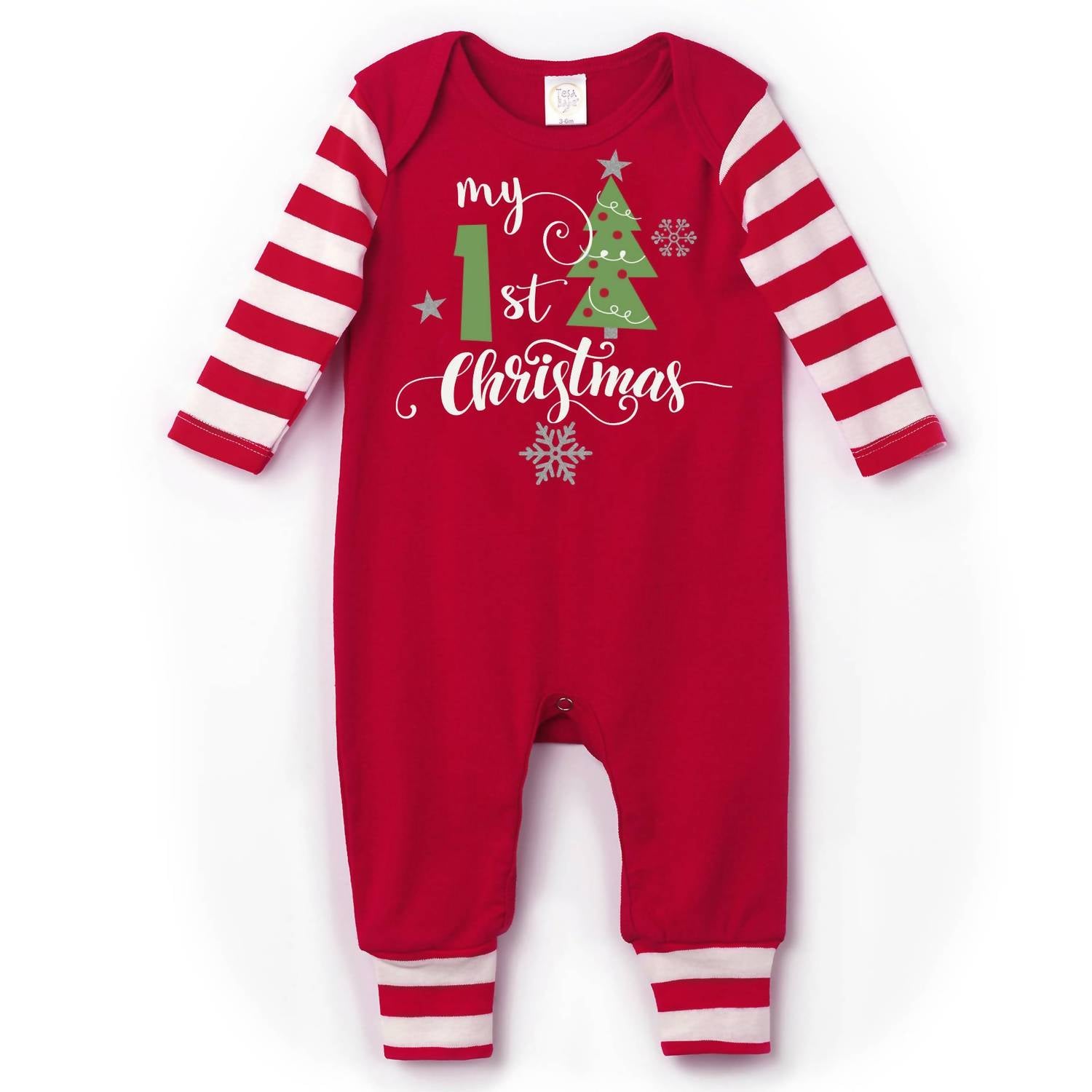 Tesa Babe - Baby Unisex My First Christmas Romper