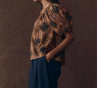The Great. - Moorland Puff-sleeve Top
