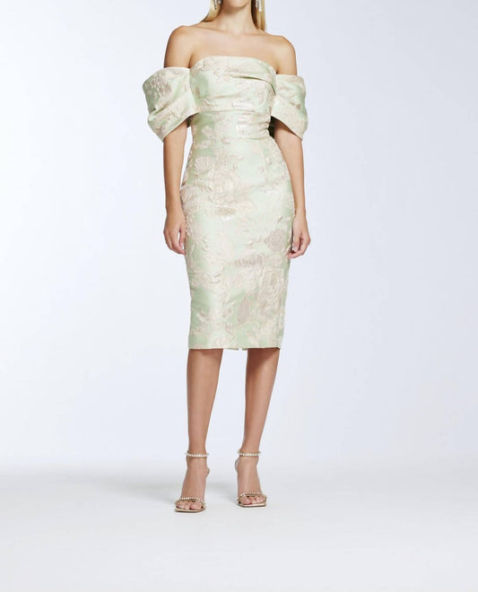 Frascara - Off-the-shoulder Draped Dress