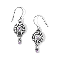 Brighton - Women's Pebble Dot Medali Reversible French Wire Earrings