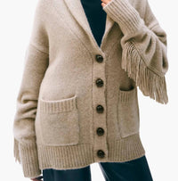 White + Warren - Cashmere Blend Luxe Fringe Coatigan