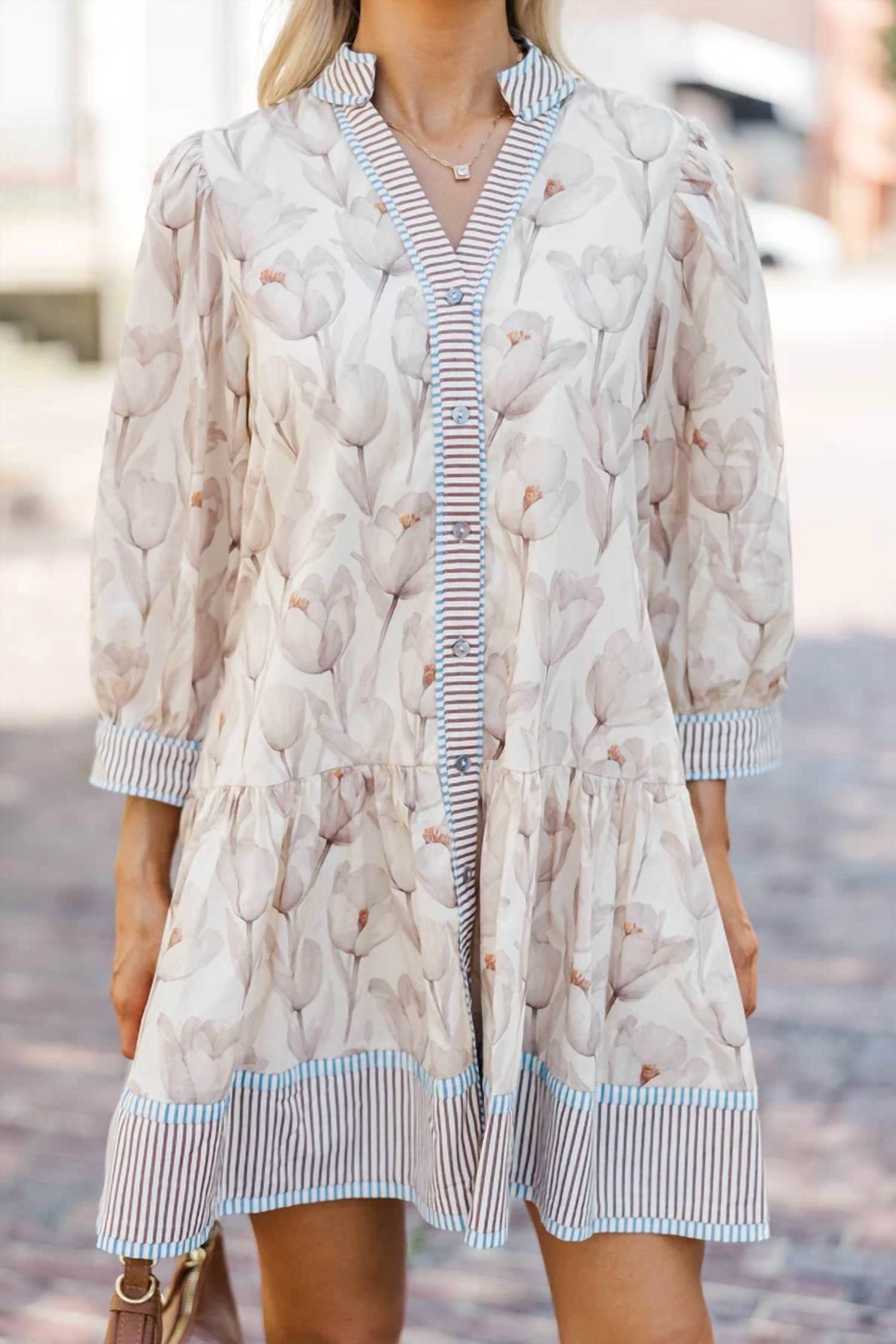 Entro - Your Tulip Fantasy Mini Dress