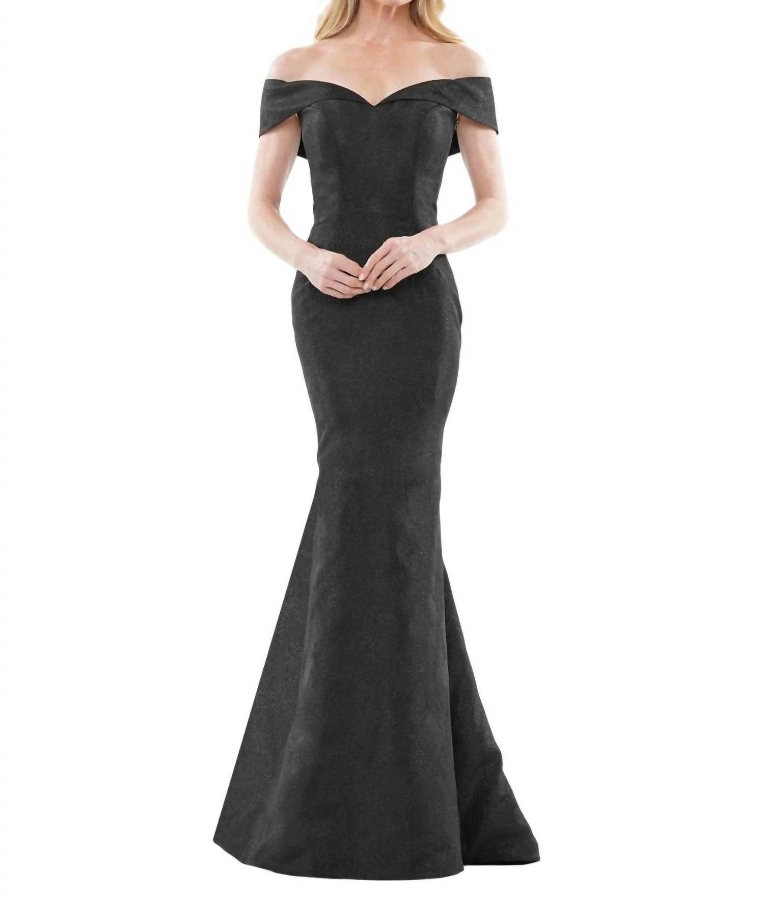 Marsoni By Colors - Long Off Shoulder Formal Mermaid Gown