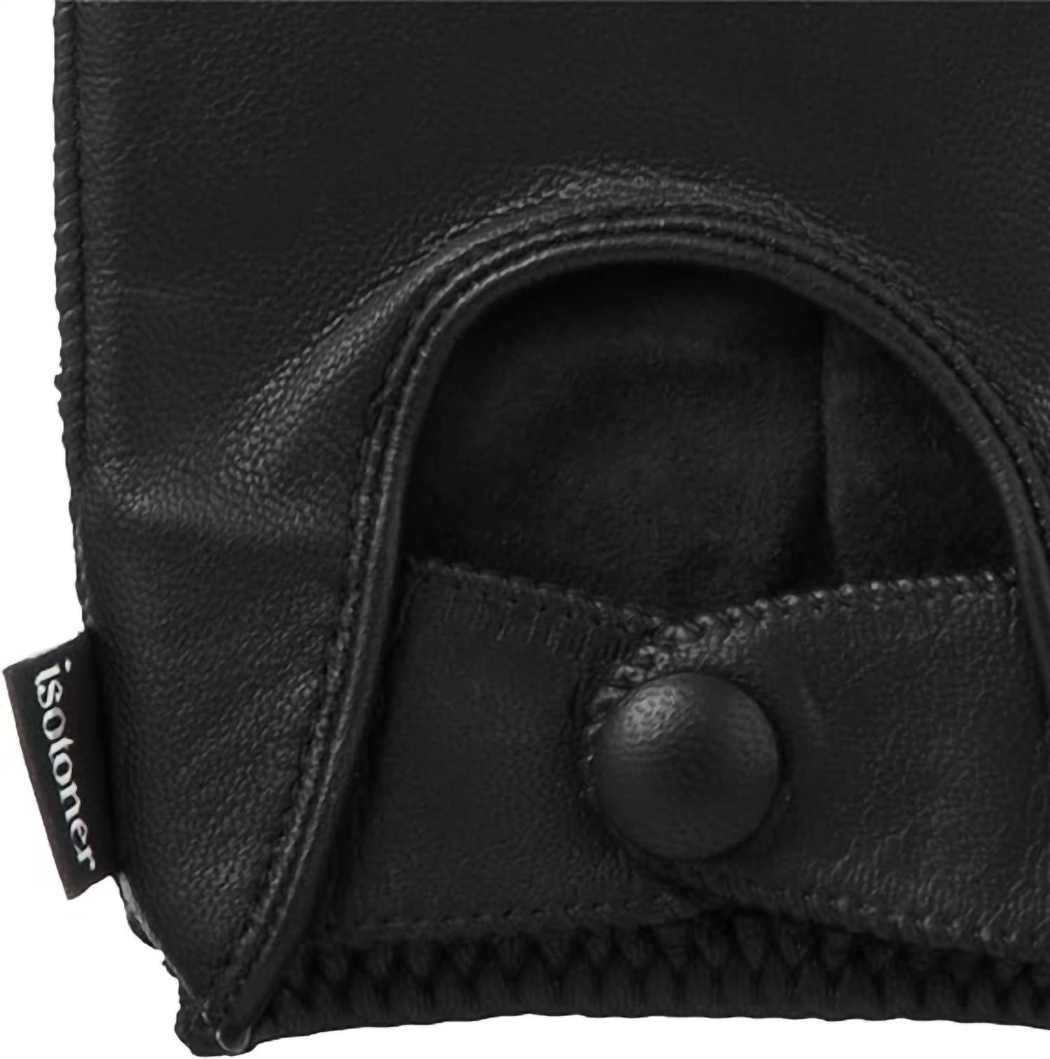 Signature Men's Smooth Leather Driving Gloves