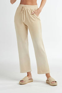Red Haute - Women's Wide Leg Capri Pants