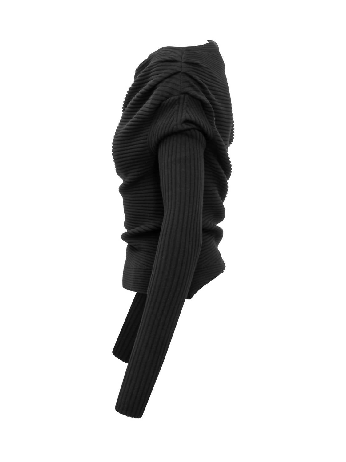 A.W.A.K.E. Mode - Off Shoulder Sweater With Spoon Brooch