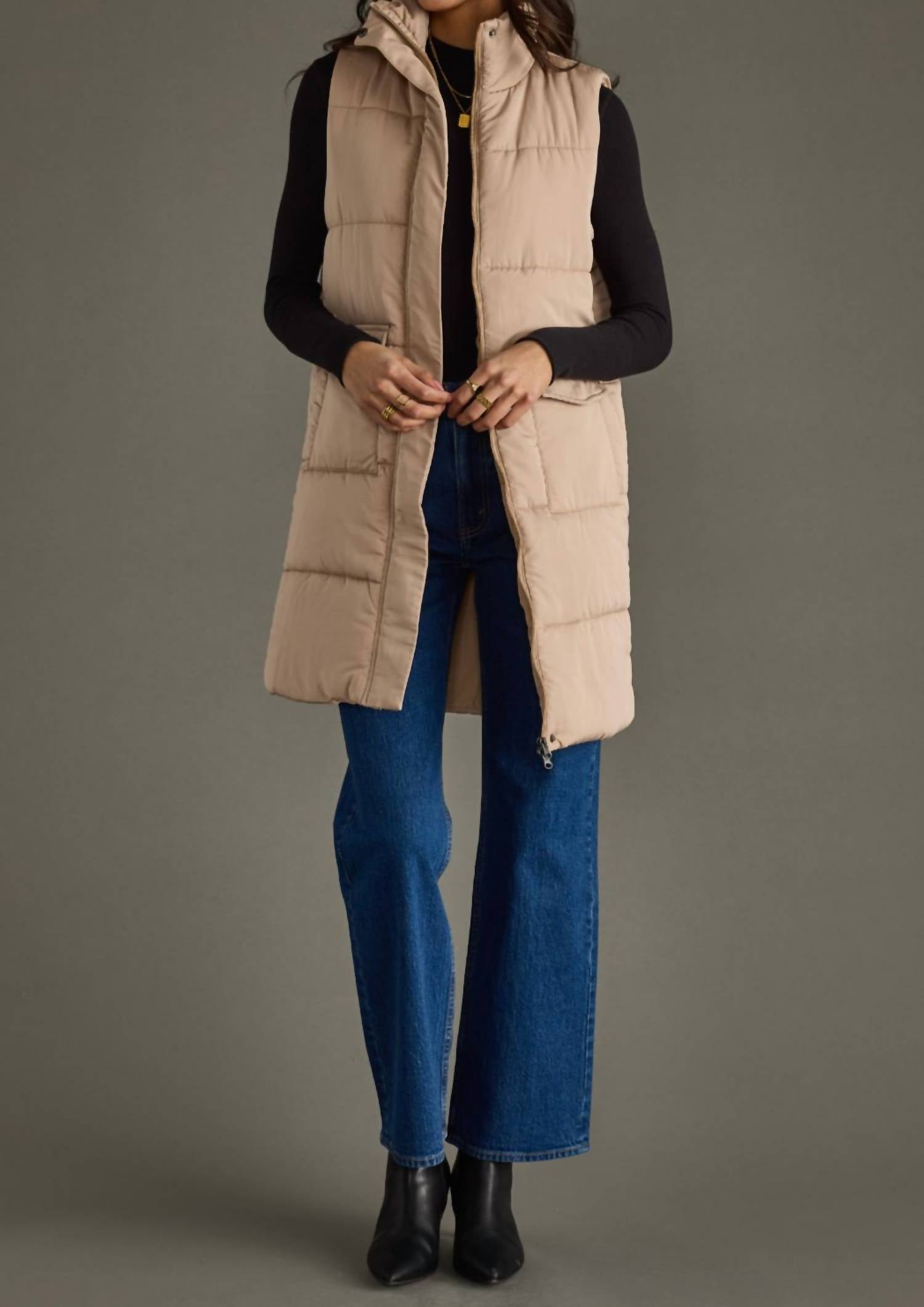 Panache - Long Puffer Vest