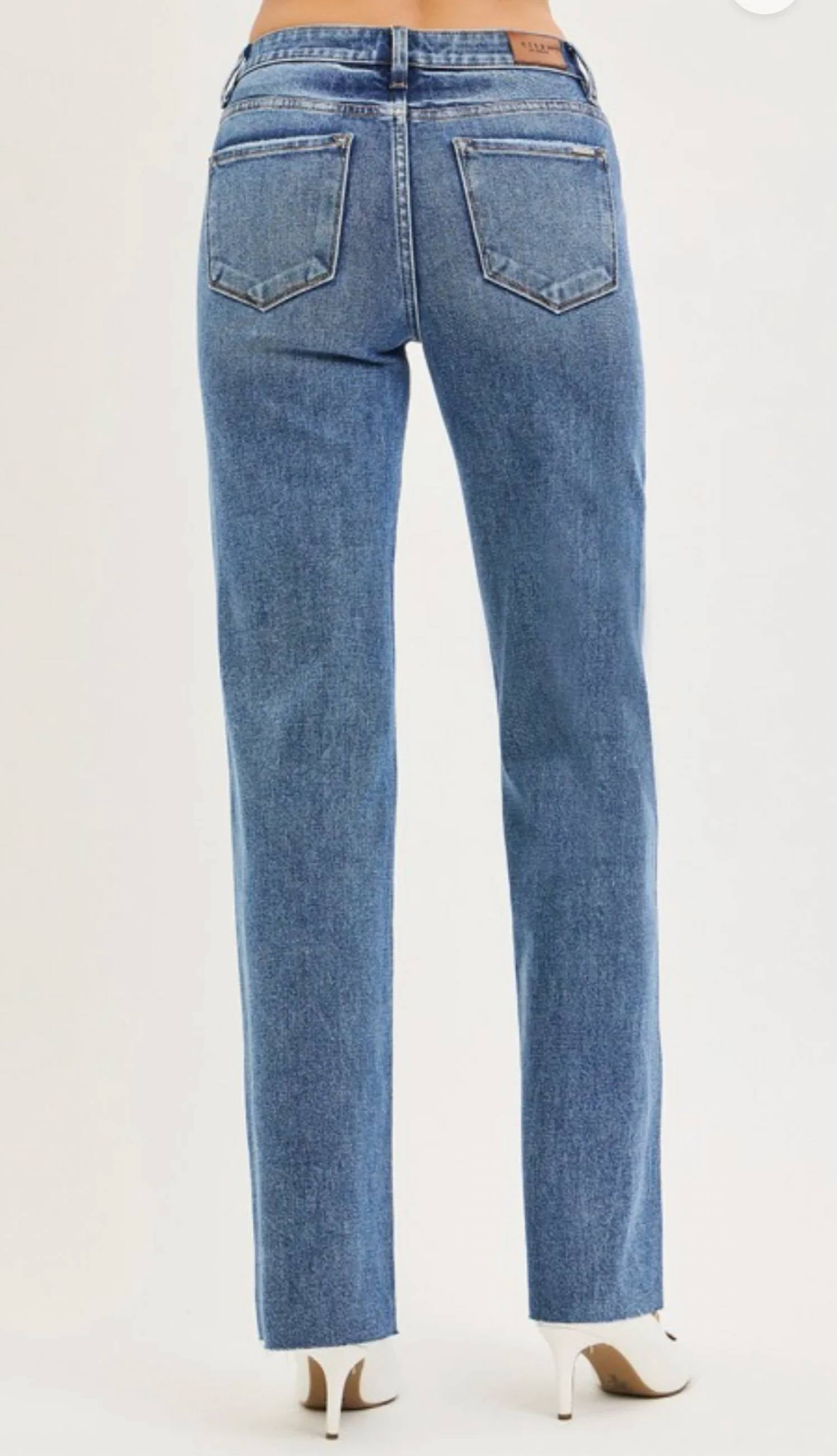 Risen - Tummy Control Straight Leg Jean