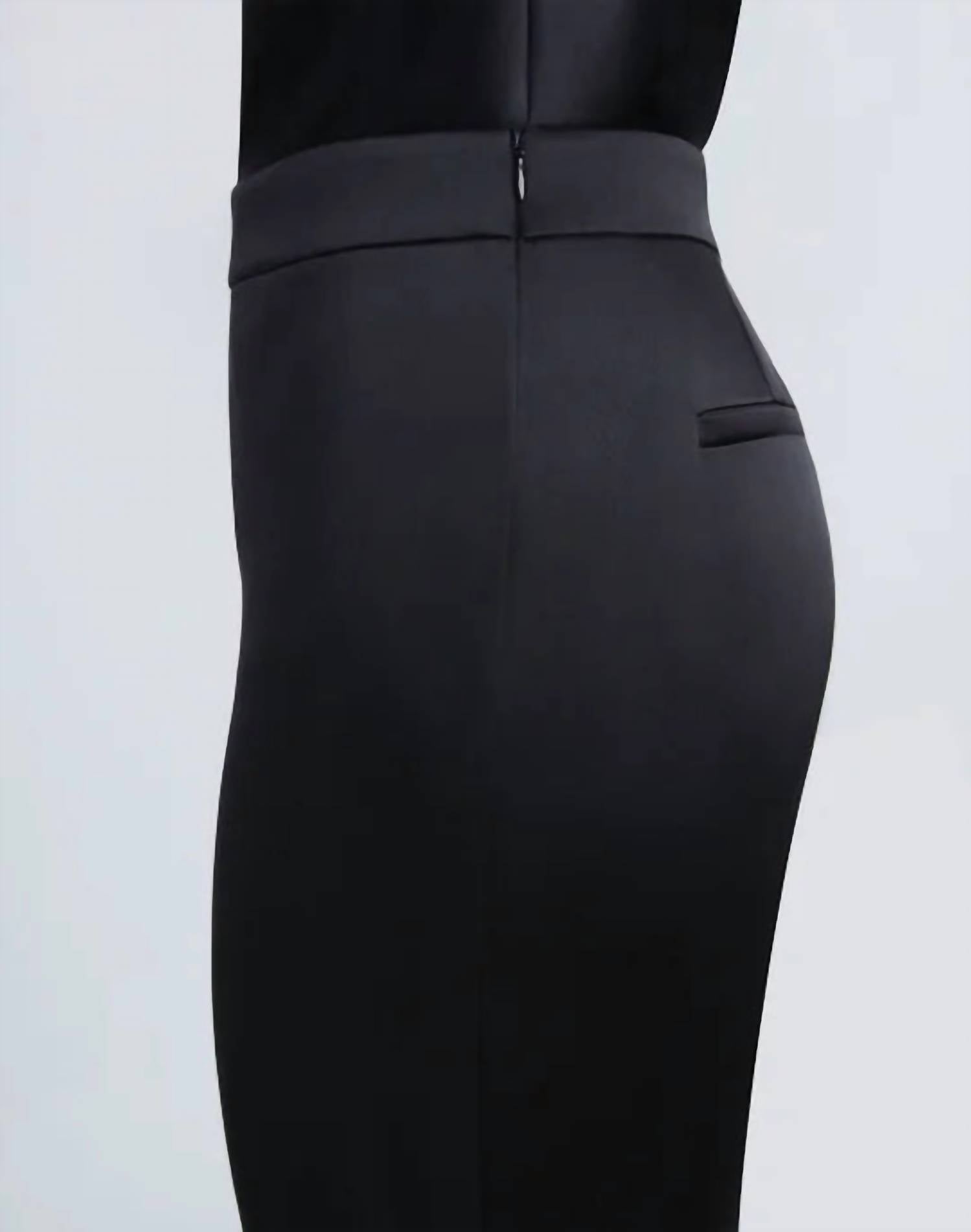 Lafayette 148 - Satin Gates Side Zip Flared Pants