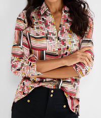 Nic + Zoe - Colorweave blouse