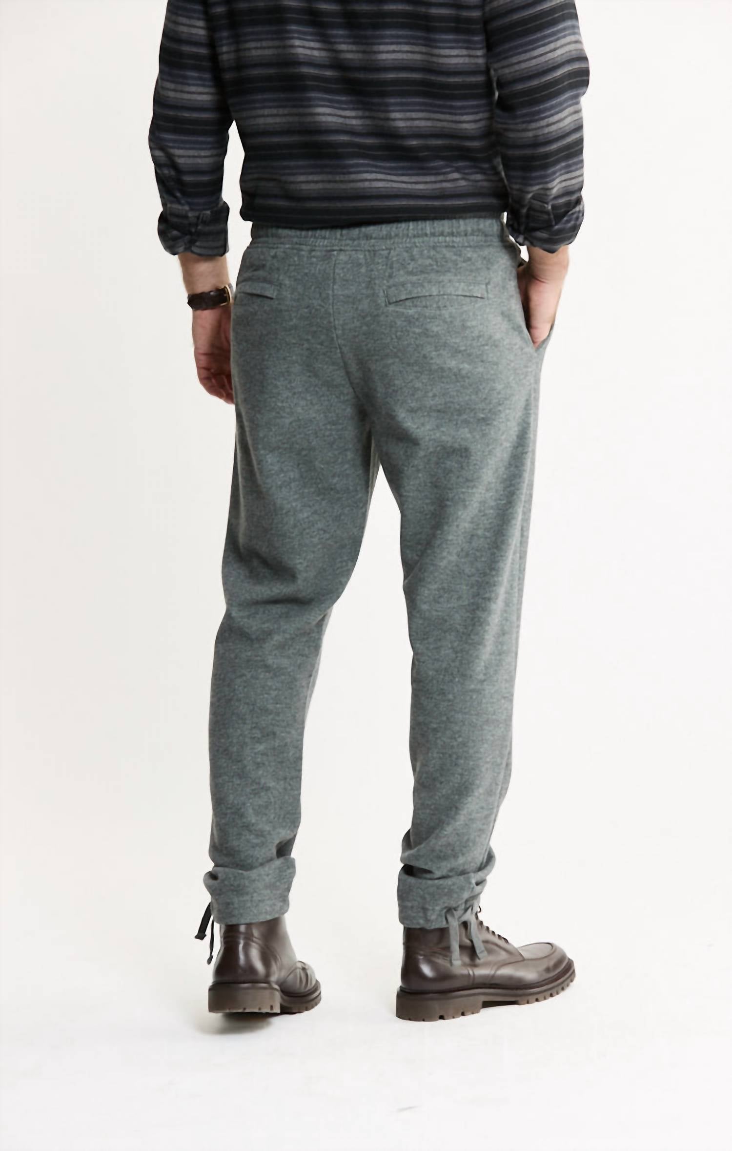 Jachs New York - Wool Blend Knit Jogger Pants