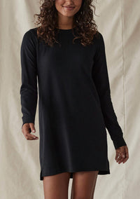 The Normal Brand Puremeso Everyday Dress in black - women's dress