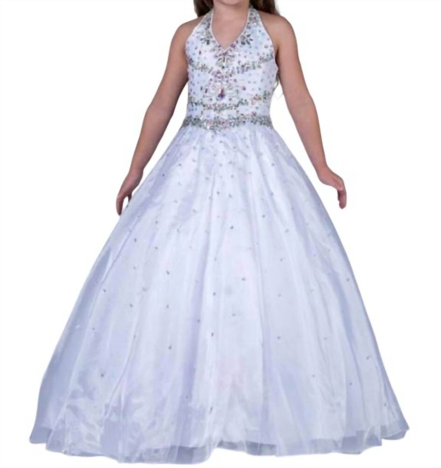 Little Rosie - Girl's Long Pageant Dress